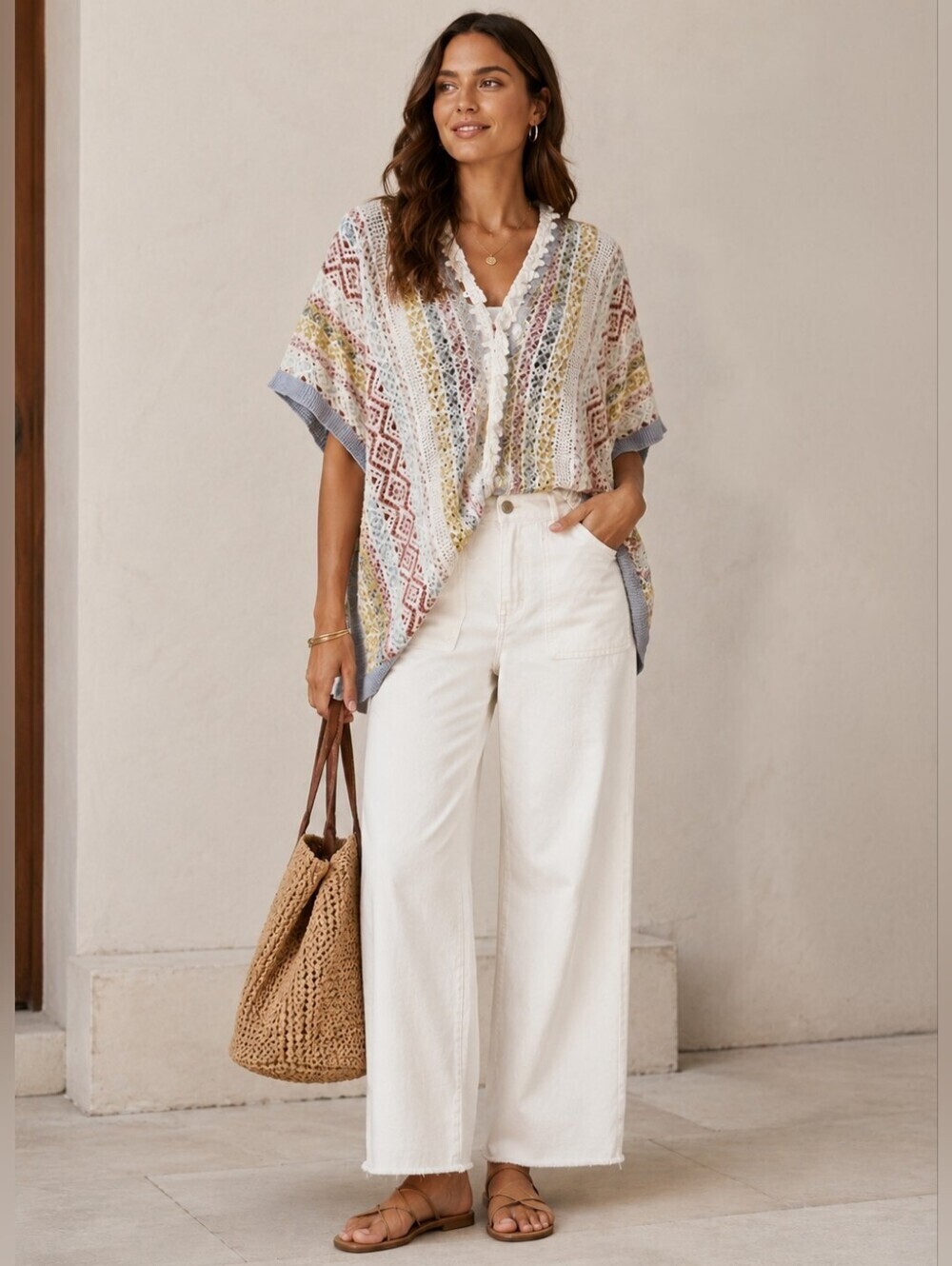 Cabi Love Carol 5001 Siesta Boho Poncho Size XS/S